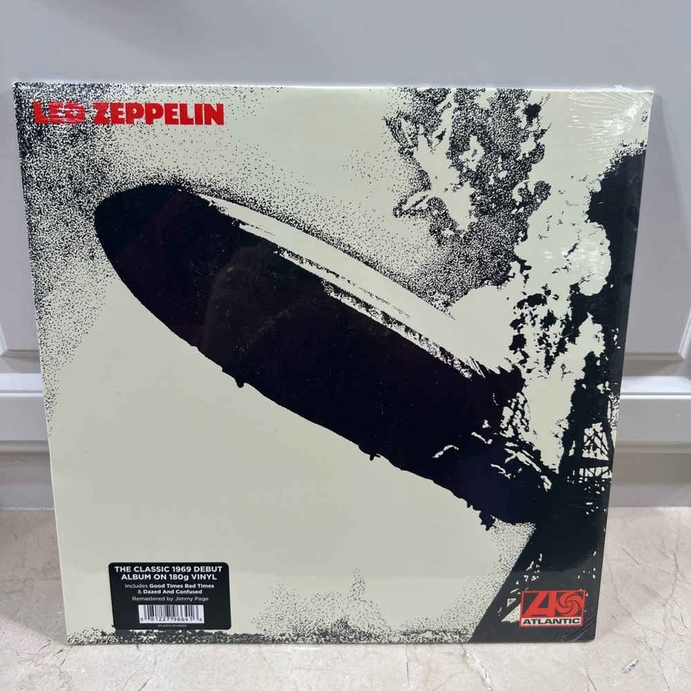 Led Zeppelin Classic 1969 Debut Album Vinyl